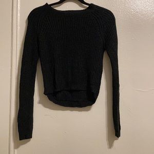 Cropped Knit Sweater